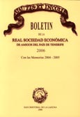 Imagen de portada de la revista Boletín de la Real Sociedad Económica de Amigos del País de Tenerife