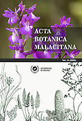 Imagen de portada de la revista Acta Botanica Malacitana