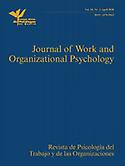 Imagen de portada de la revista Revista de psicología del trabajo y de las organizaciones = Journal of work and organizational psychology