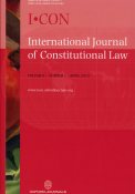 Imagen de portada de la revista International journal of constitutional law