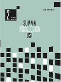 Imagen de portada de la revista Summa Psicológica UST