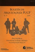 Imagen de portada de la revista Boletín de Arqueología PUCP
