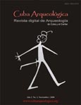 Imagen de portada de la revista Cuba Arqueológica. Revista digital de Arqueología de Cuba y el Caribe