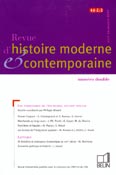 Imagen de portada de la revista Revue d'histoire moderne et contemporaine