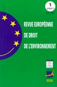 Imagen de portada de la revista Revue européenne de droit de l'environnement