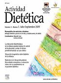Imagen de portada de la revista Actividad dietética