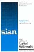 Imagen de portada de la revista Siam journal on applied mathematics