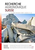 Imagen de portada de la revista Recherche agronomique suisse