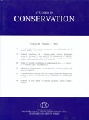 Imagen de portada de la revista Studies in conservation