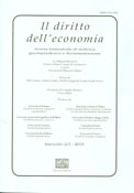 Imagen de portada de la revista Diritto dell'economia