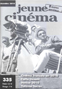 Imagen de portada de la revista Jeune Cinéma