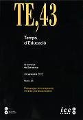Imagen de portada de la revista Temps d’Educació