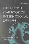 Imagen de portada de la revista British year book of international law