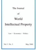 Imagen de portada de la revista Journal of world intellectual property