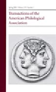 Imagen de portada de la revista Transactions of the American Philological Association