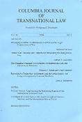 Imagen de portada de la revista Columbia journal of transnational law