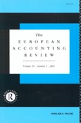 Imagen de portada de la revista European accounting review