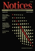 Imagen de portada de la revista Notices of the American Mathematical Society