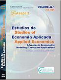 Imagen de portada de la revista Estudios de economía aplicada