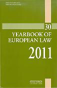 Imagen de portada de la revista Yearbook of European Law