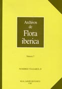 Imagen de portada de la revista Archivos de flora Ibérica