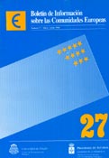 Imagen de portada de la revista Boletín de información sobre las Comunidades Europeas