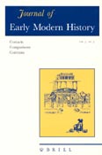Imagen de portada de la revista Journal of early modern history