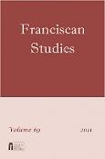 Imagen de portada de la revista Franciscan studies