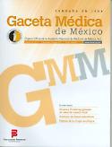 Imagen de portada de la revista Gaceta médica de México