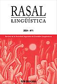 Imagen de portada de la revista RASAL lingüística