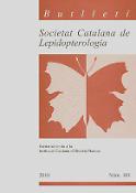 Imagen de portada de la revista Butlletí. Societat Catalana de Lepidopterologia