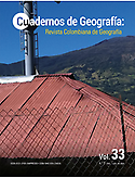 Imagen de portada de la revista Cuadernos de Geografía