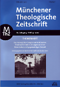 Imagen de portada de la revista Münchener Theologische Zeitschrift