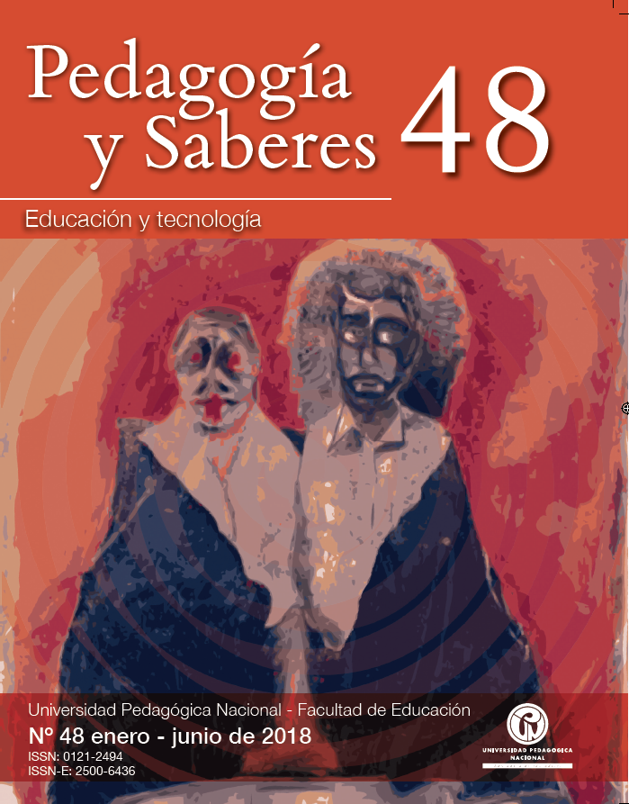 Imagen de portada de la revista Pedagogía y saberes