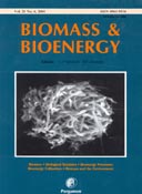 Imagen de portada de la revista Biomass and bioenergy