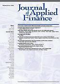 Imagen de portada de la revista Journal of Applied Finance