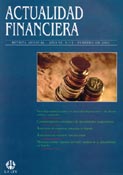 Imagen de portada de la revista Actualidad financiera
