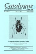 Imagen de portada de la revista Catalogus de la Entomofauna Aragonesa