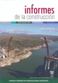 Imagen de portada de la revista Informes de la construcción