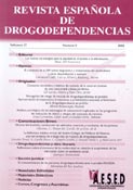 Imagen de portada de la revista Revista española de drogodependencias