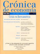 Imagen de portada de la revista Cuenta y razón del pensamiento actual. Crónica de economía