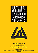 Imagen de portada de la revista Revista de estudios e investigación en psicología y educación