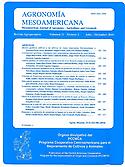 Imagen de portada de la revista Agronomía Mesoamericana
