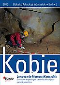 Imagen de portada de la revista Kobie .Bizkaiko Arkeologi Indusketak = Excavaciones Arqueológicas en Bizkaia