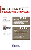 Imagen de portada de la revista Derecho de las relaciones laborales