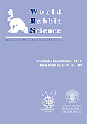 Imagen de portada de la revista World Rabbit Science