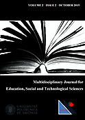 Imagen de portada de la revista Multidisciplinary Journal for Education, Social and Technological Sciences