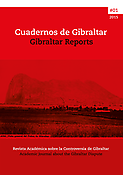 Imagen de portada de la revista Cuadernos de Gibraltar = Gibraltar Reports