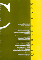 Imagen de portada de la revista Quadern CAPS