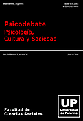 Imagen de portada de la revista Psicodebate. Psicología, Cultura y Sociedad
